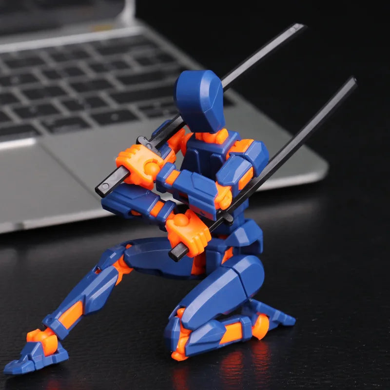BowLift | 3D-printed mech action figure with multi-joint movement