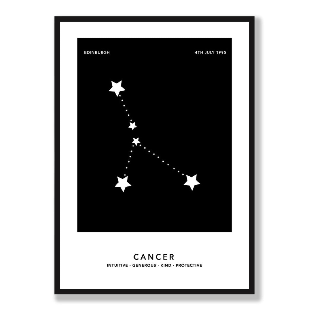 KREBS - Personal zodiac sign print with color options | Bowlift