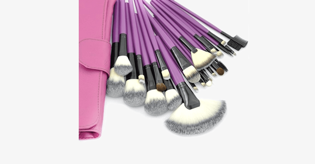 BowLift | Purple Tulip 24-piece Brush Set