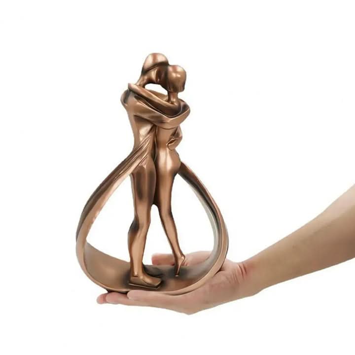BowLift | Modern Lovers Sculpture – Minimalist Couple Decor