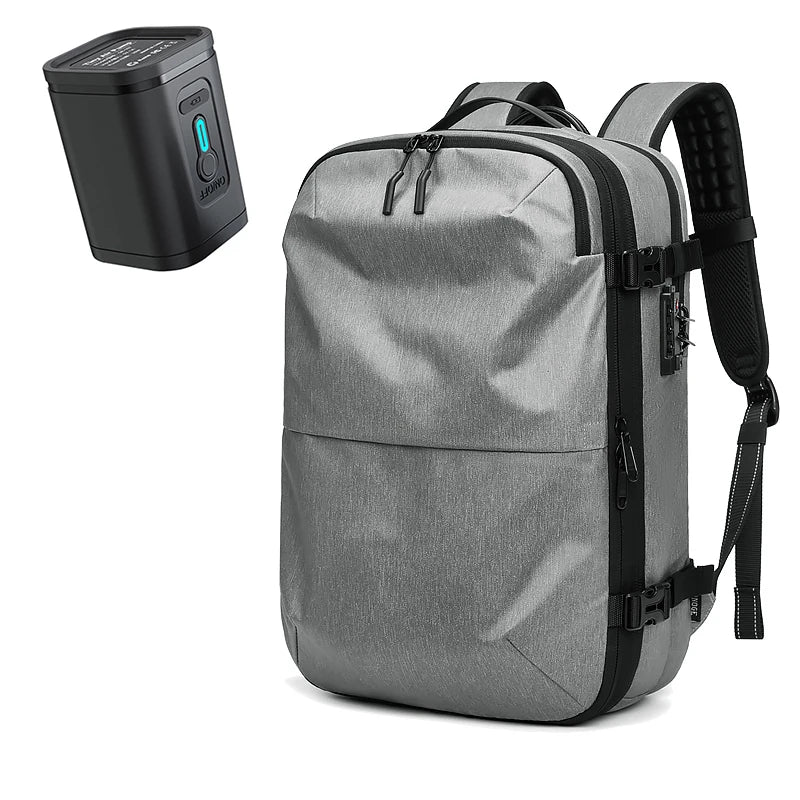 BowLift | Packlite Slim – Waterproof compression backpack with USB connection for hand luggage