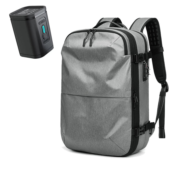 Packlite Slim – Waterproof compression backpack with USB connection for hand luggage | Bowlift