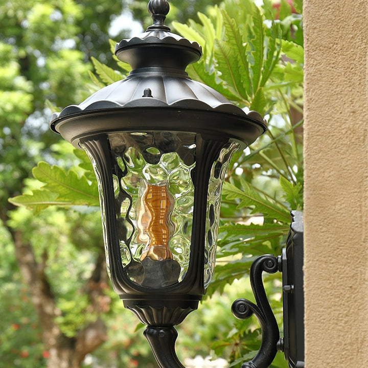 BowLift | Waterproof Retro Outdoor Wall Lamp Frosted Glass