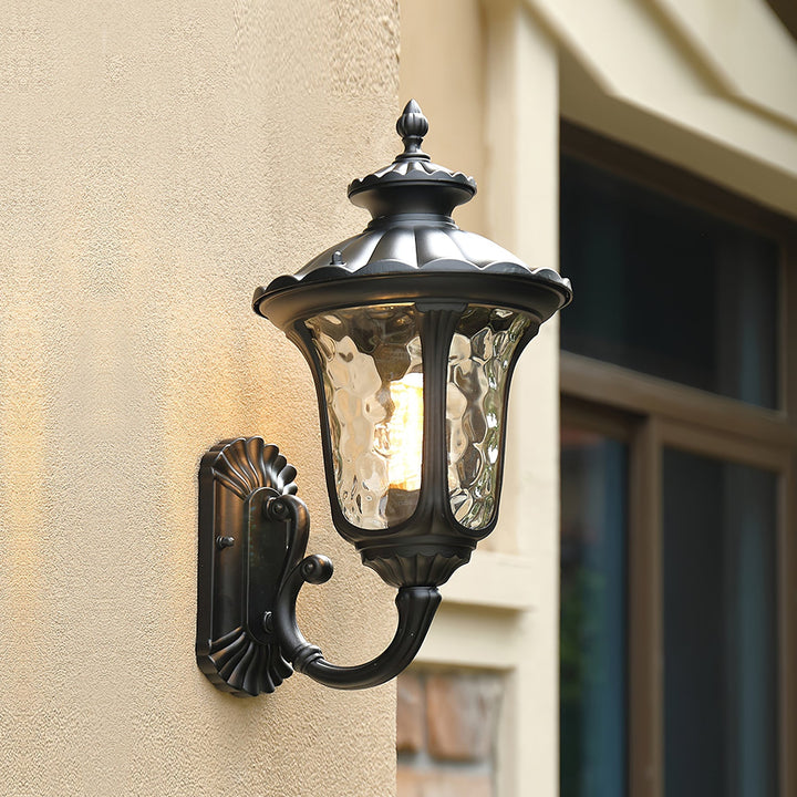 BowLift | Waterproof Retro Outdoor Wall Lamp Frosted Glass
