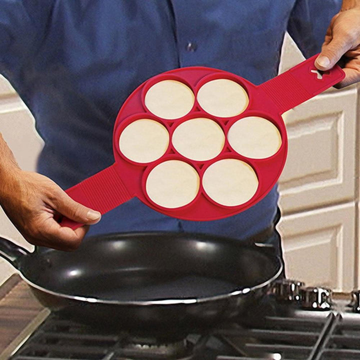BowLift | Pancake Maker Nonstick Cooking Tool Round Heart Pancake Maker Egg Cooker Pan Flip Eggs Mold Kitchen Baking Accessories