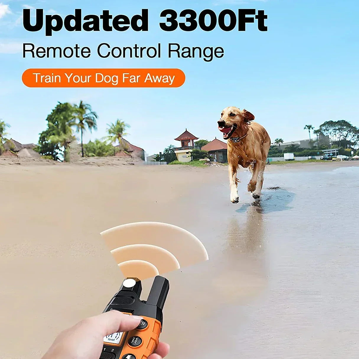 BowLift | Advanced Dog Training Collar with Remote Control – Waterproof, Rechargeable, Up to 1000m Range