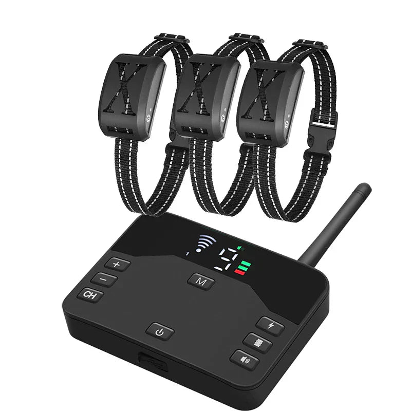 BowLift | Wireless Dog Fence System with Adjustable Waterproof Collar – Up to 240 Metres Range