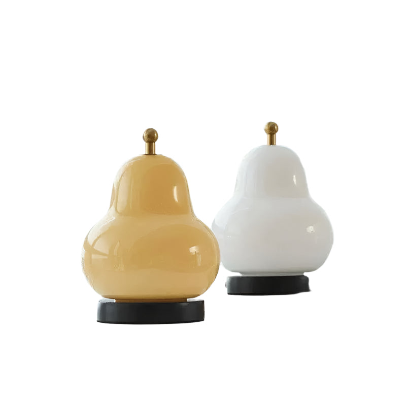 Pear-shaped Touch Dimmer Lamp with Warm Light Bowlift