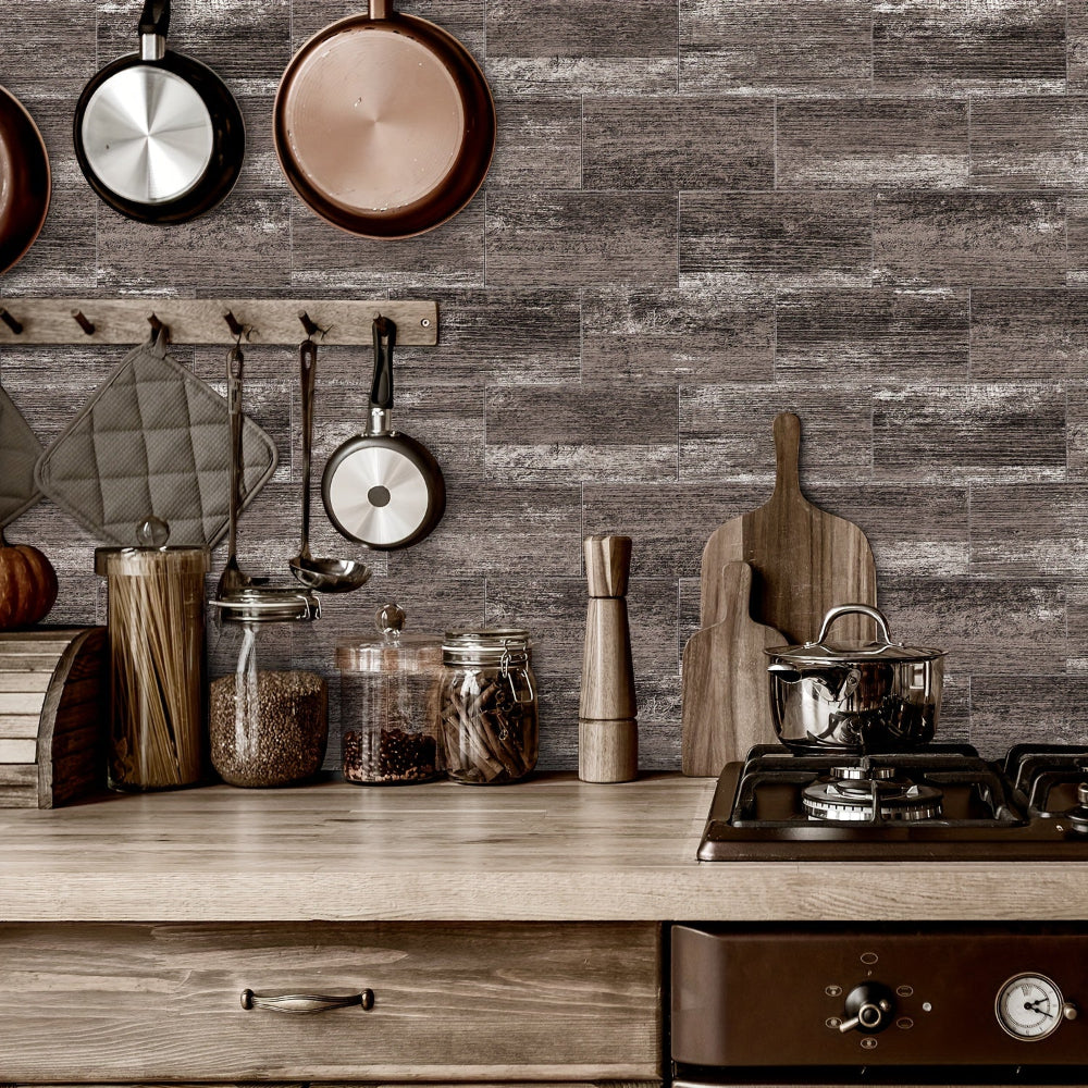 BowLift | Peel and Stick Wall Panels Rustic Wood Texture Waterproof Decor