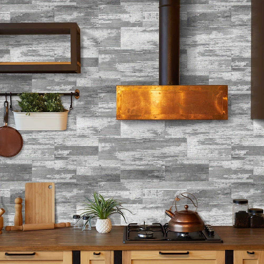 BowLift | Peel and Stick Wall Panels Rustic Wood Texture Waterproof Decor