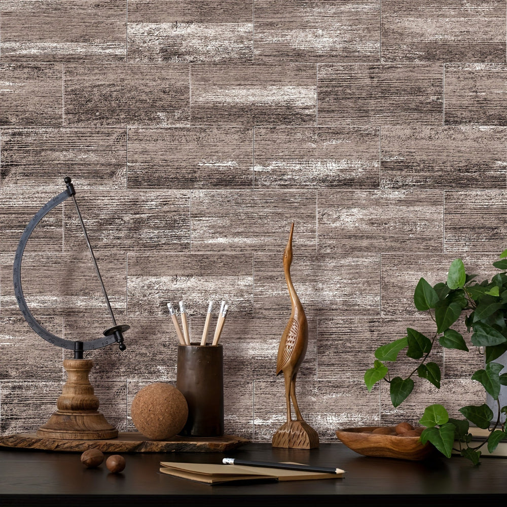 BowLift | Peel and Stick Wall Panels Rustic Wood Texture Waterproof Decor