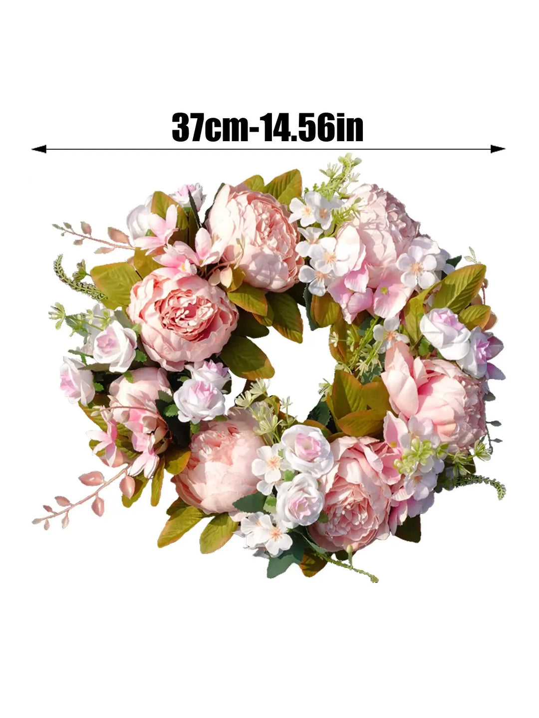 BowLift | Artificial Wreath - AutumnBloom - Outdoor & Peonies - Cozy Autumn Decoration