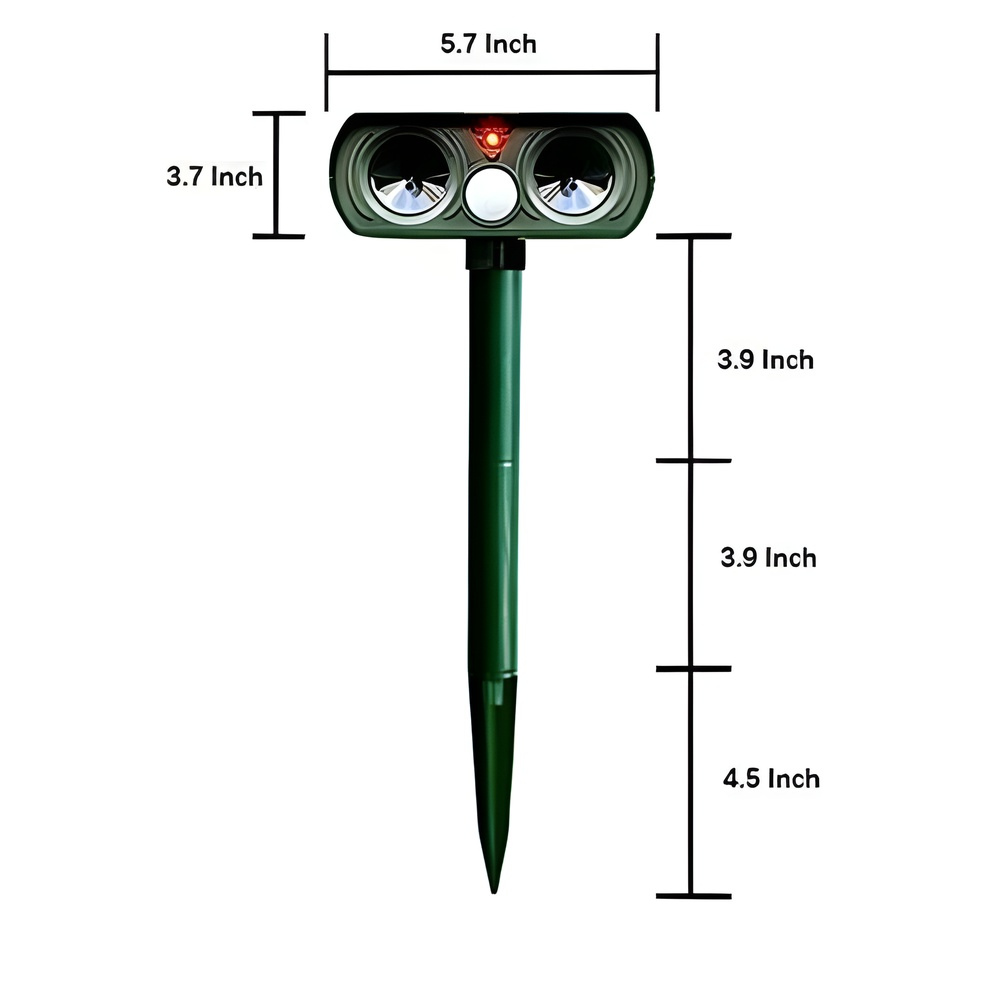 BowLift | Solar Ultrasonic Outdoor Pest Repeller Motion Activated