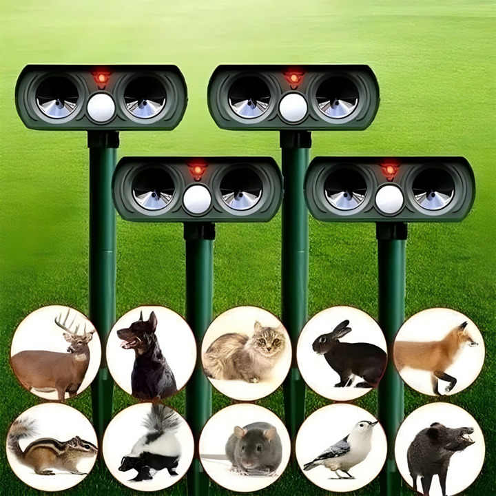 BowLift | Solar Ultrasonic Outdoor Pest Repeller Motion Activated