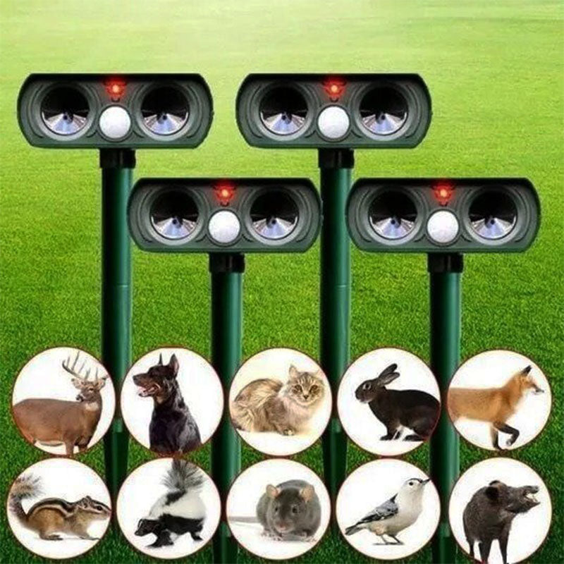 BowLift | Infrared Solar Powered Animal Pest Repeller for Deer Reptile Squirrel Deterrent to Get Rid of Mouse