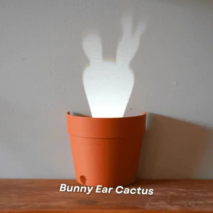 BowLift | Plant pot with 7 light projections for wall decor