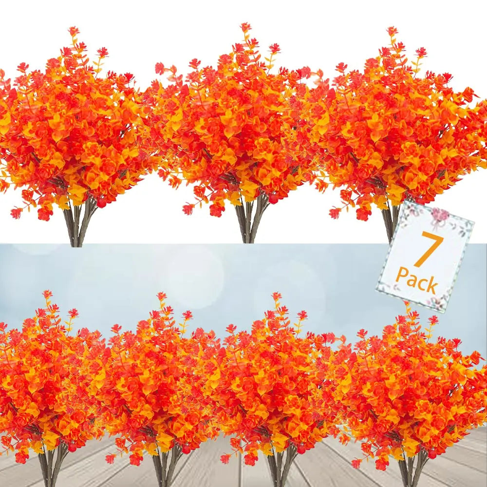BowLift | Low-maintenance artificial outdoor flowers – Realistic and UV-resistant (7-pack)