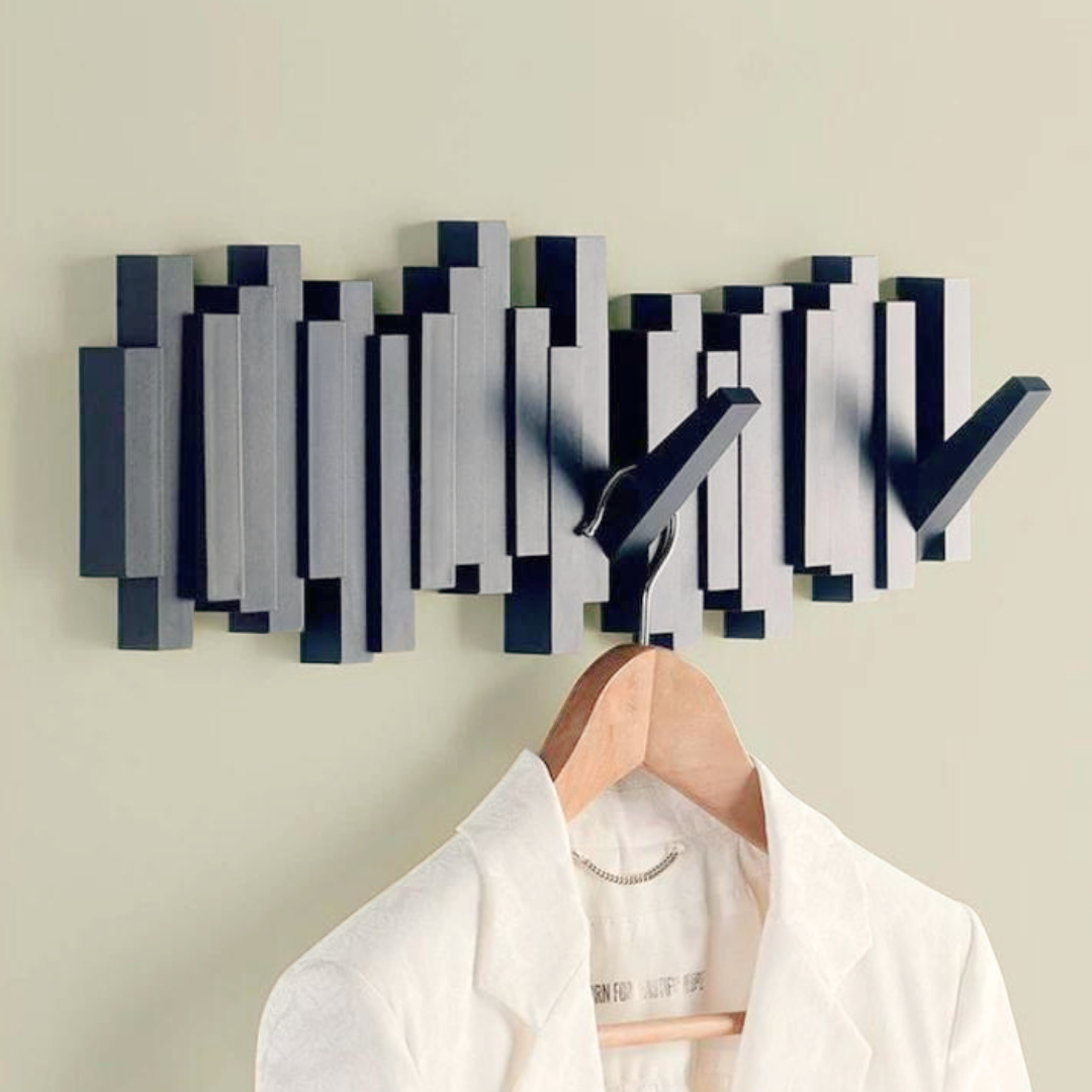 BowLift | Elegant Wall-Mounted Piano Coat Rack for Stylish Organization
