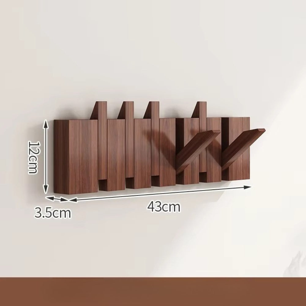 BowLift | Piano Foldable Wooden Flip Hook Wall Rack