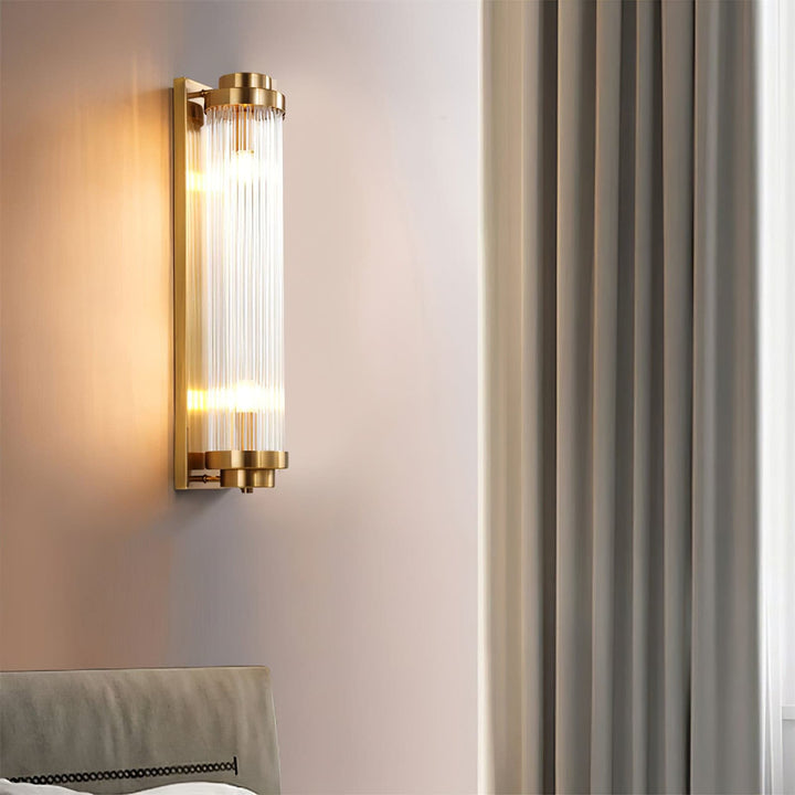 BowLift | Vintage Glass Wall Lamp with LED in Retro Style