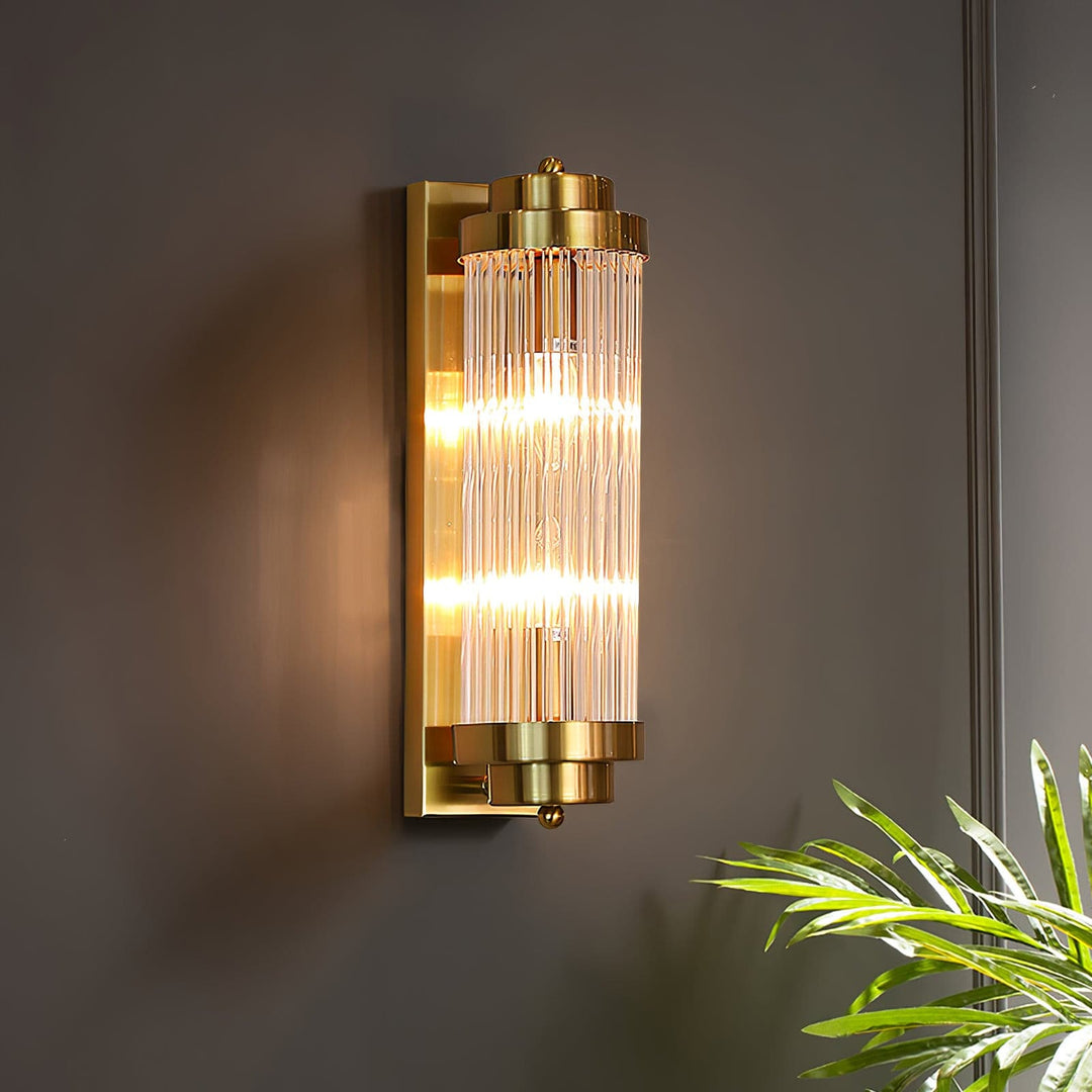 BowLift | Vintage Glass Wall Lamp with LED in Retro Style