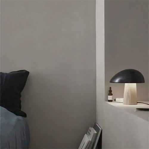 BowLift | Mushroom lamp wood