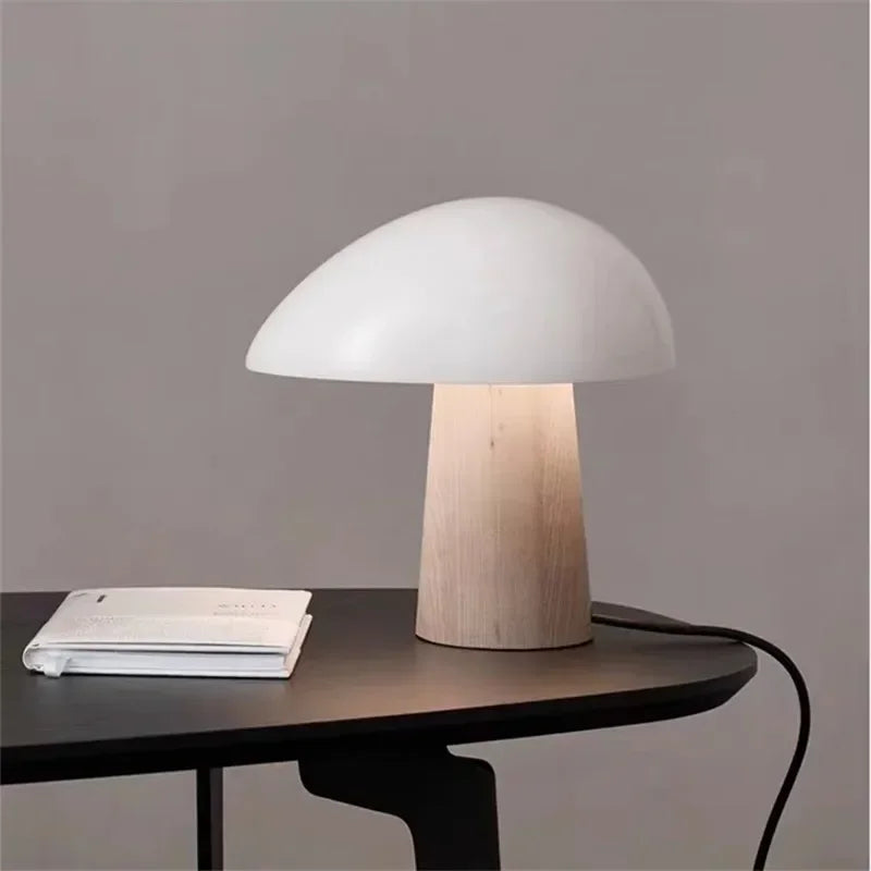 BowLift | Mushroom lamp wood