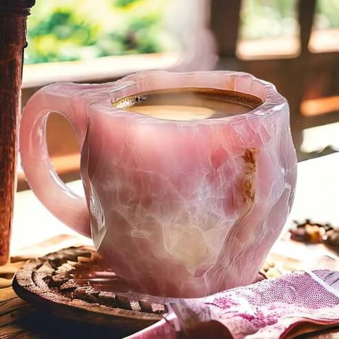 BowLift | CrystalBrew Coffee Mugs | Elegant mineral crystal mugs for a unique coffee experience