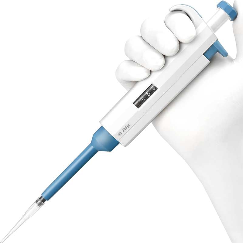 BowLift | Lab Micropipette, 50-200ul, Adjustable Volume Single Channel Pipettors For laboratories, hospitals, medical teaching professionals