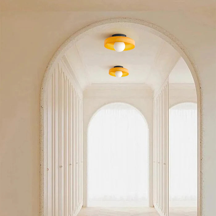 BowLift | Modern round LED ceiling lamp for living room and bedroom