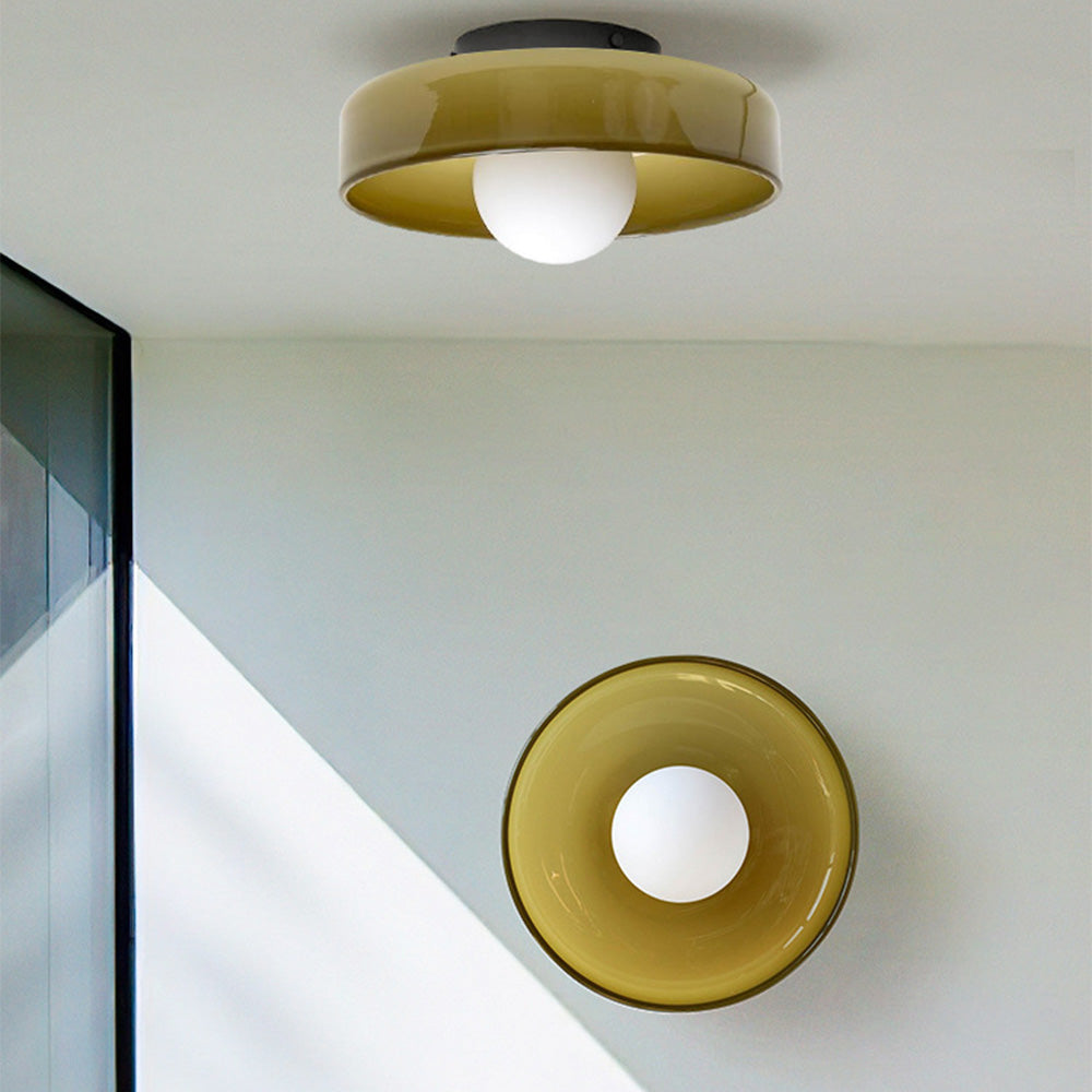 BowLift | Modern round LED ceiling lamp for living room and bedroom