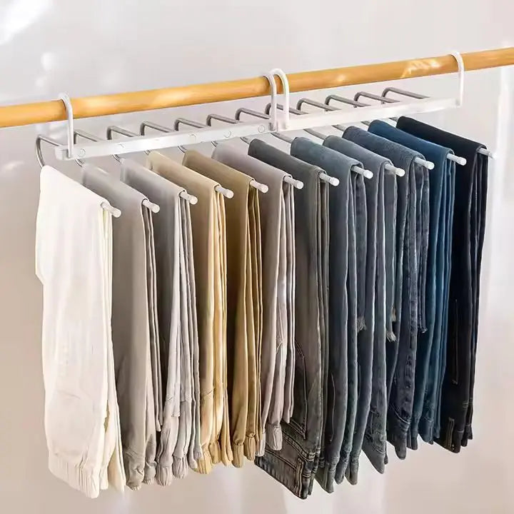 BowLift | Space-saving stainless steel multifunctional dress hanger