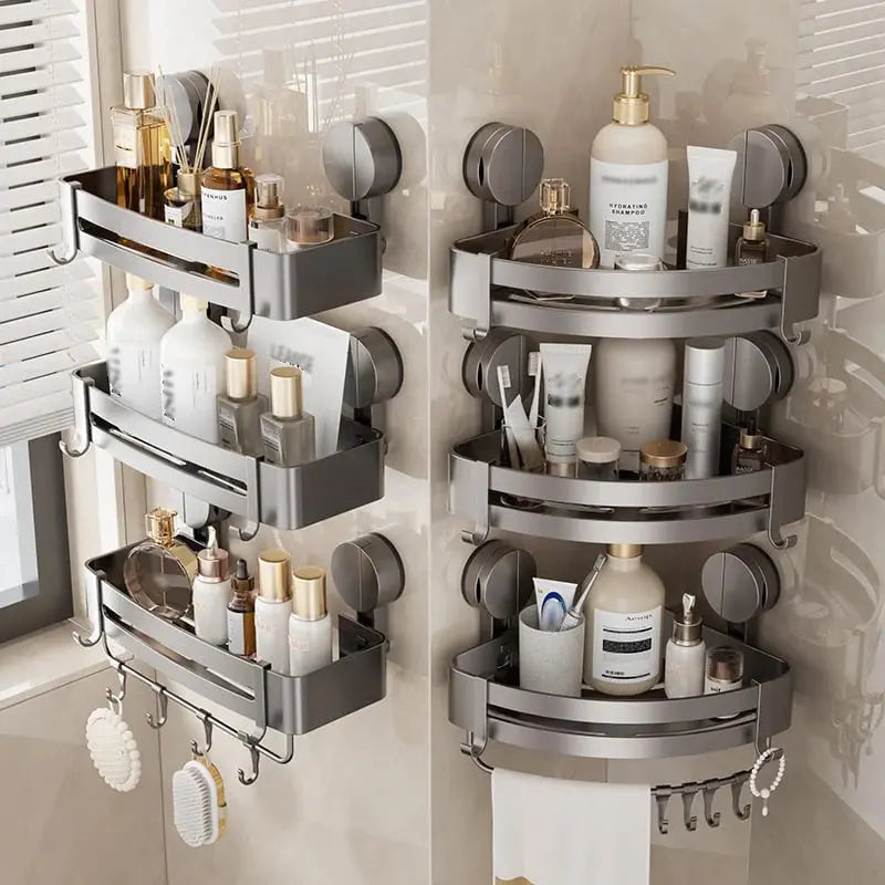 BowLift | Space-saving floating shelf with drainage holes