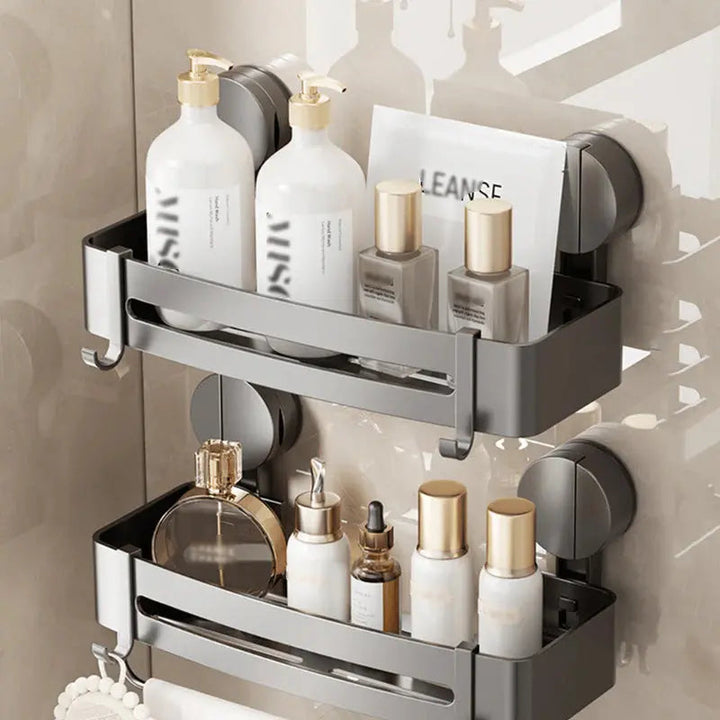 BowLift | Space-saving floating shelf with drainage holes