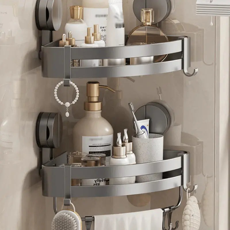 BowLift | Space-saving floating shelf with drainage holes