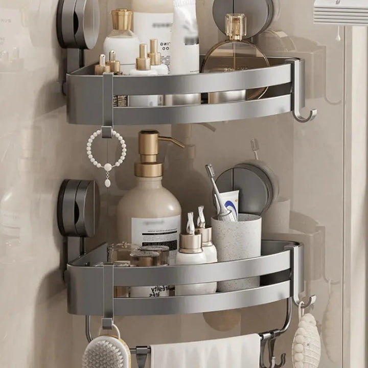 BowLift | Space-saving floating shelf with drainage holes