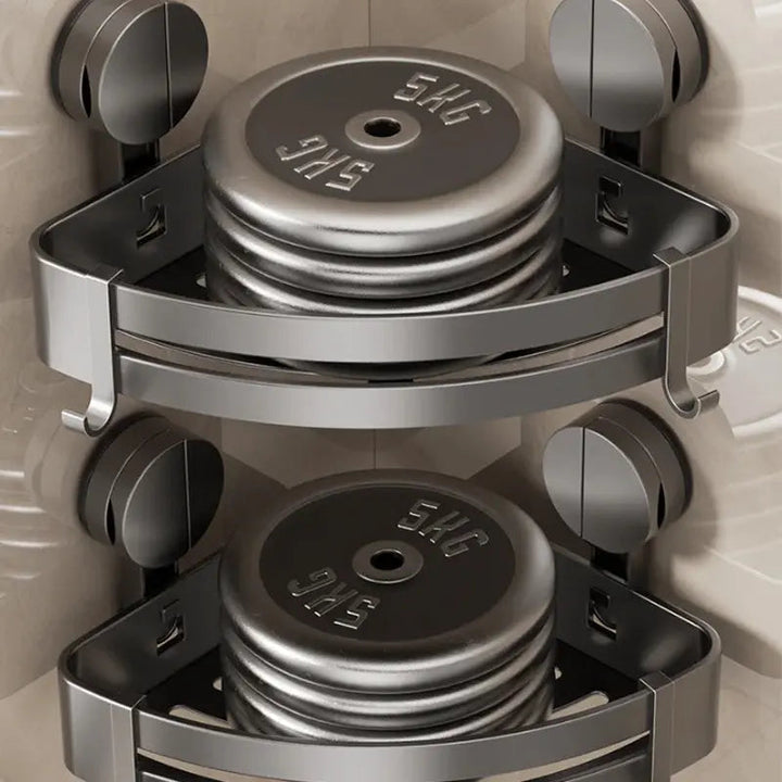 BowLift | Space-saving floating shelf with drainage holes