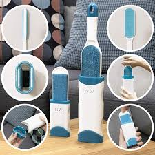 BowLift | FurAway Pro | Double-sided pet hair remover with self-cleaning base for effortless cleaning