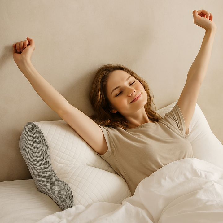 BowLift | Memory Foam Orthopedic Pillow for Sleeping in Any Position – Ergonomic Support for Neck and Shoulders, Breathable Cover