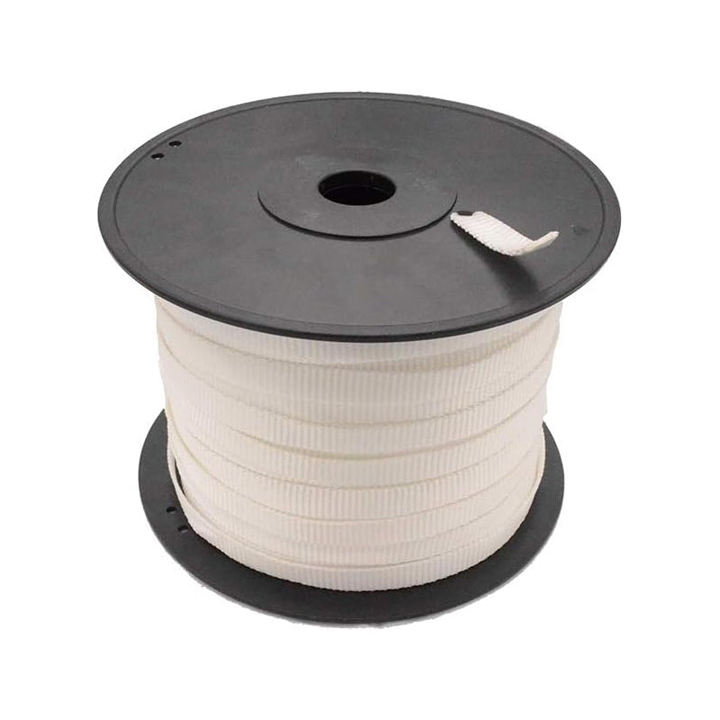 BowLift | Heavy Duty 5/8"  328FT Polyester Pulling Tape Woven Cord Strapping 1250 lb Pull Tape Mule Webbing