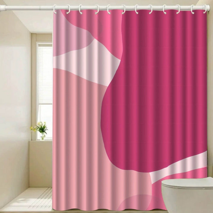 BowLift | Poppie Bright Pink Bath Curtain
