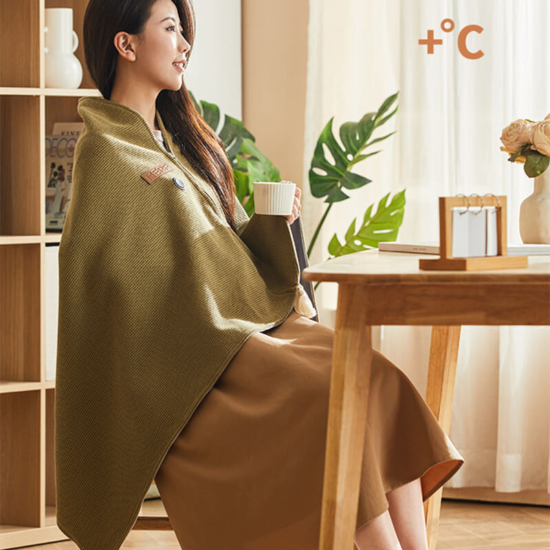 BowLift | CozyWarm USB Heated Blanket – Portable Electric Throw with 3 Heat Settings & Soft Fleece Fabric