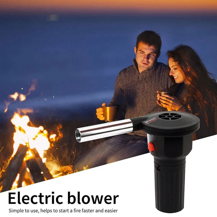 BowLift | Portable grill bellows made of aluminum for efficient lighting