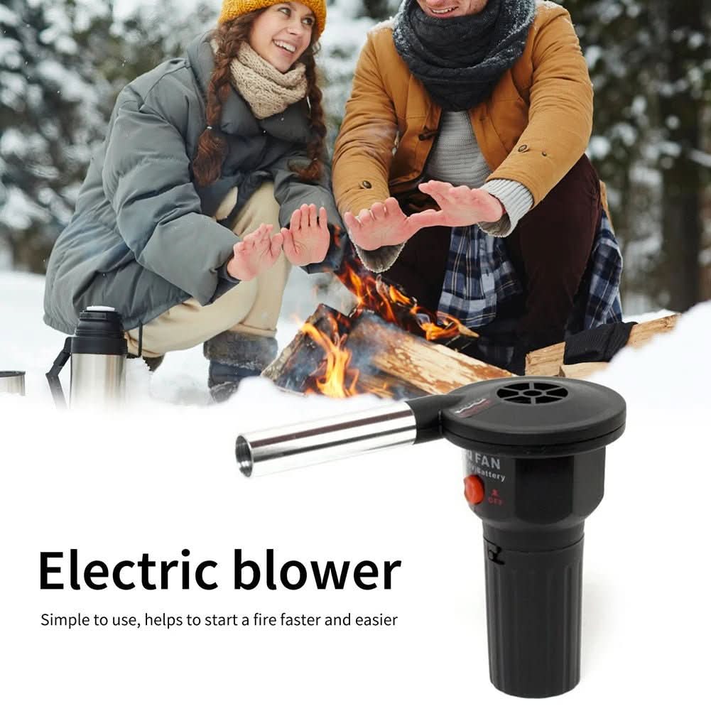 BowLift | Portable aluminium fire bellows for quick lighting