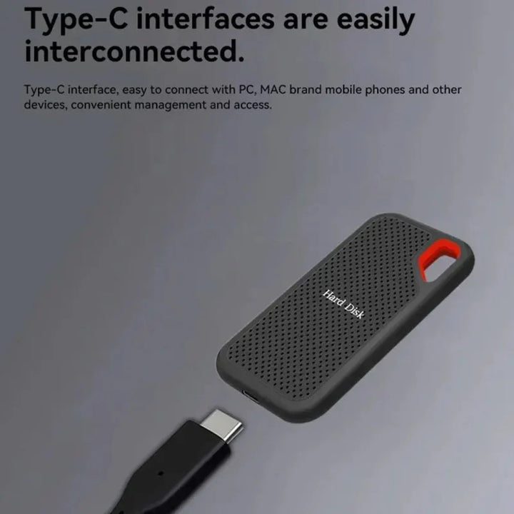 BowLift | Portable External SSD Drive High Speed Data Transfer Shockproof Storage