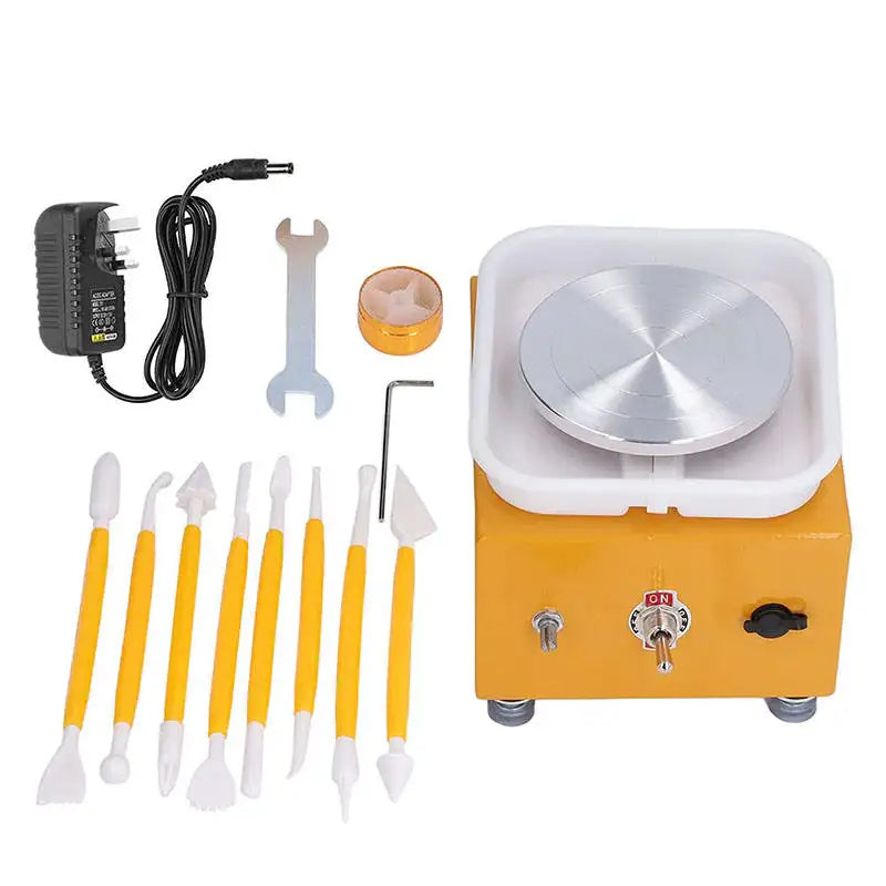 BowLift | Mini Electric Pottery Wheel Machine Adjustable Speed 30W Small Style Electric Pottery Wheel Machine