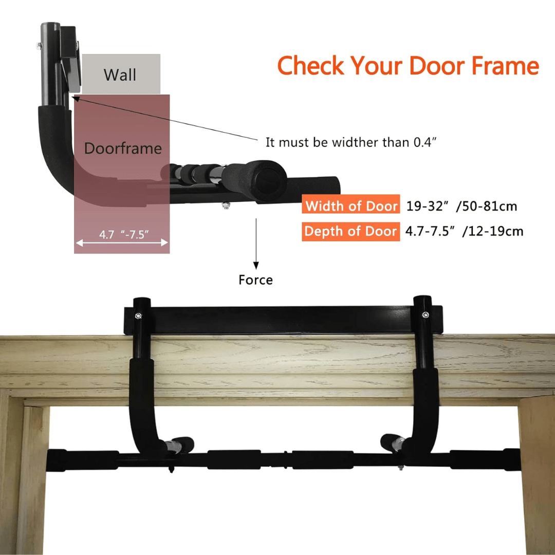 BowLift | Door frame pull-up bar for effective upper body training at home