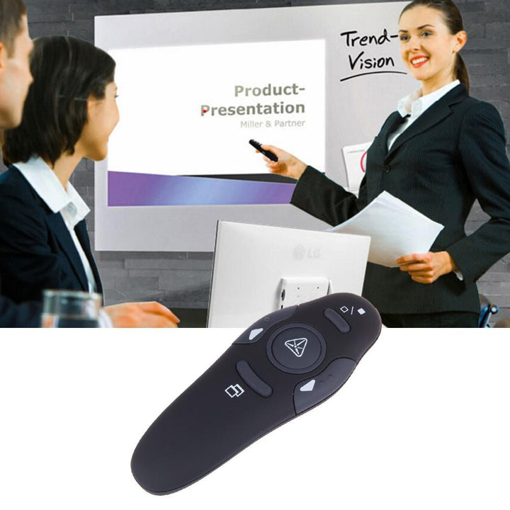 BowLift | 2.4GHz Wireless Presenter Red Laser Pointers Pen USB Receiver RF Remote Control Page Turn PPT Powerpoint Presentation
