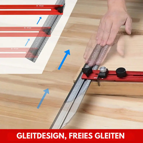 BowLift | Precise Stair Measuring Tool — Adjustable Aluminum Angle Template