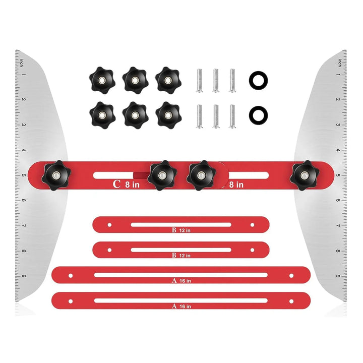 BowLift | Precise Stair Measuring Tool — Adjustable Aluminum Angle Template